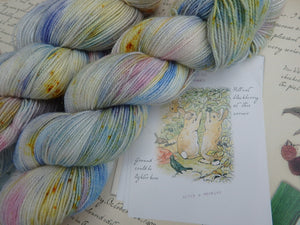 Miss Potters Paintbox hand dyed yarn by Under An English Sky Yarns